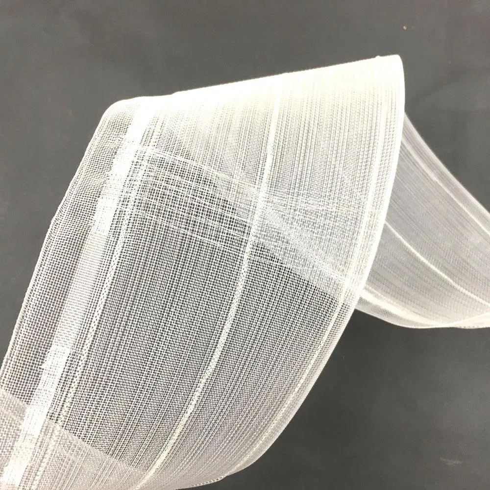 Hot Selling White Polyester Nylon Curtain Tape Transparent Curtain Pleat Tape