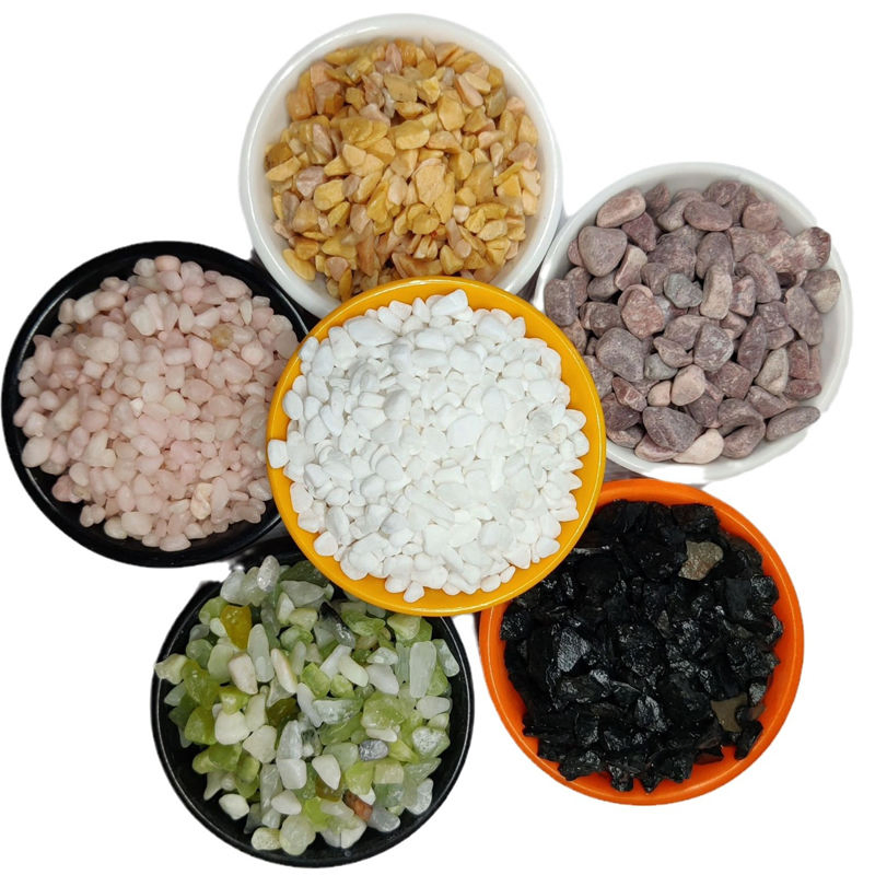 Premium White Natural Stone Crushed Gravel for Landscaping