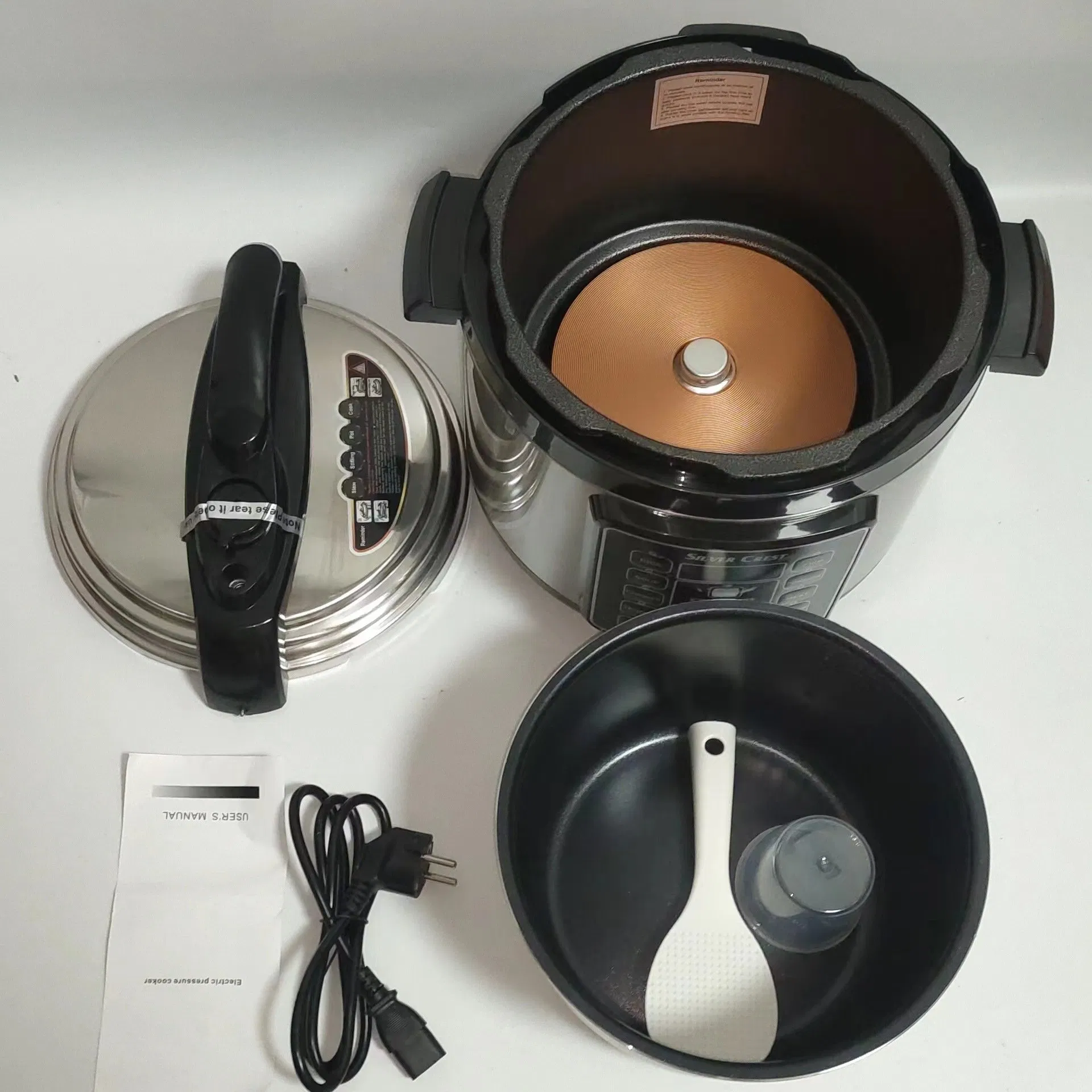 6 Liter Digital Multifunctional Smart Home Stainless Steel Electric Pressure Cooker