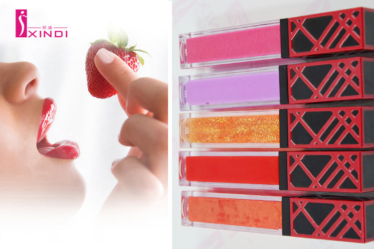 OEM Brand Quality Waterproof Lipgloss with Square Cap & Tube