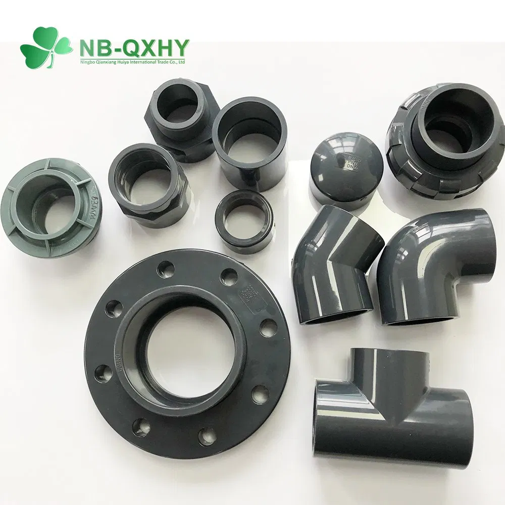 Pn16 PVC Pipe Fitting Plastic Cross Tee for Water Supply
