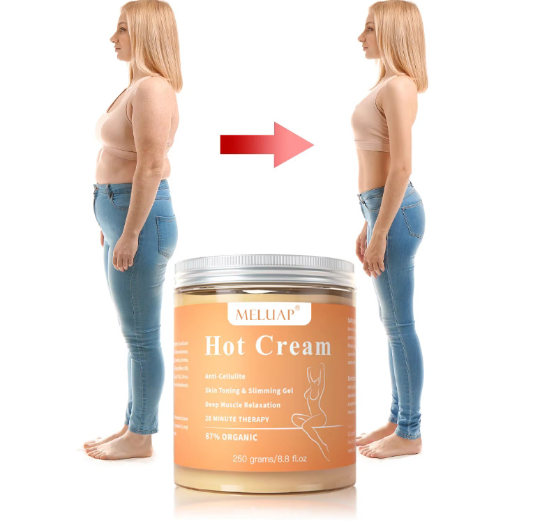 Private Label Hot Belly Slimming Cream Fat Burning Cellulite Waist Shaper Body Slimming Cream for Weight Loss