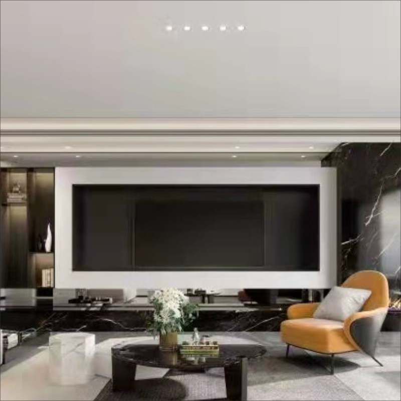 Elegant Modular Wardrobe for Trendy Living Room Spaces
