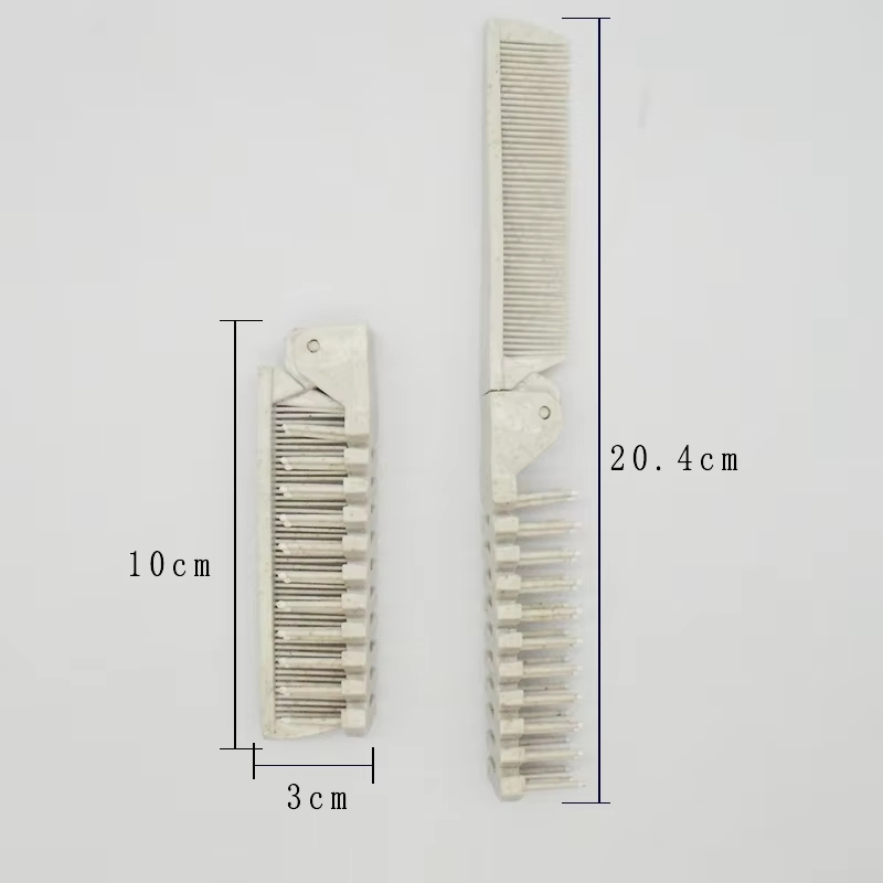 Custom Logo Hotel Accessories Hotel Portable Folding Comb
