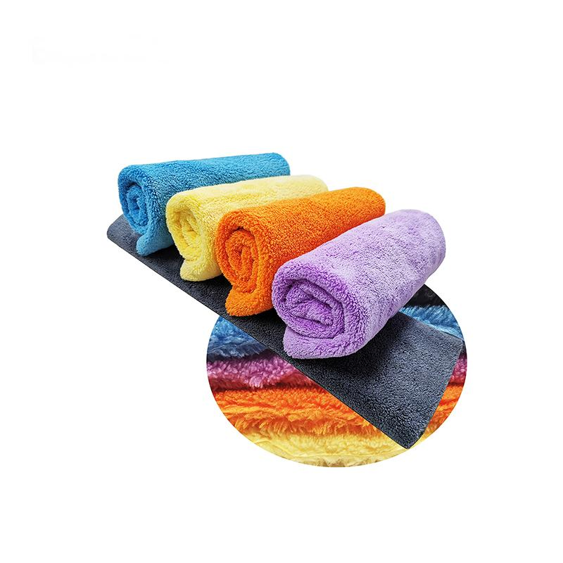Super Soft Coral Fleece 550 GSM Edgeless Microfiber Towels Car Wash Cloth