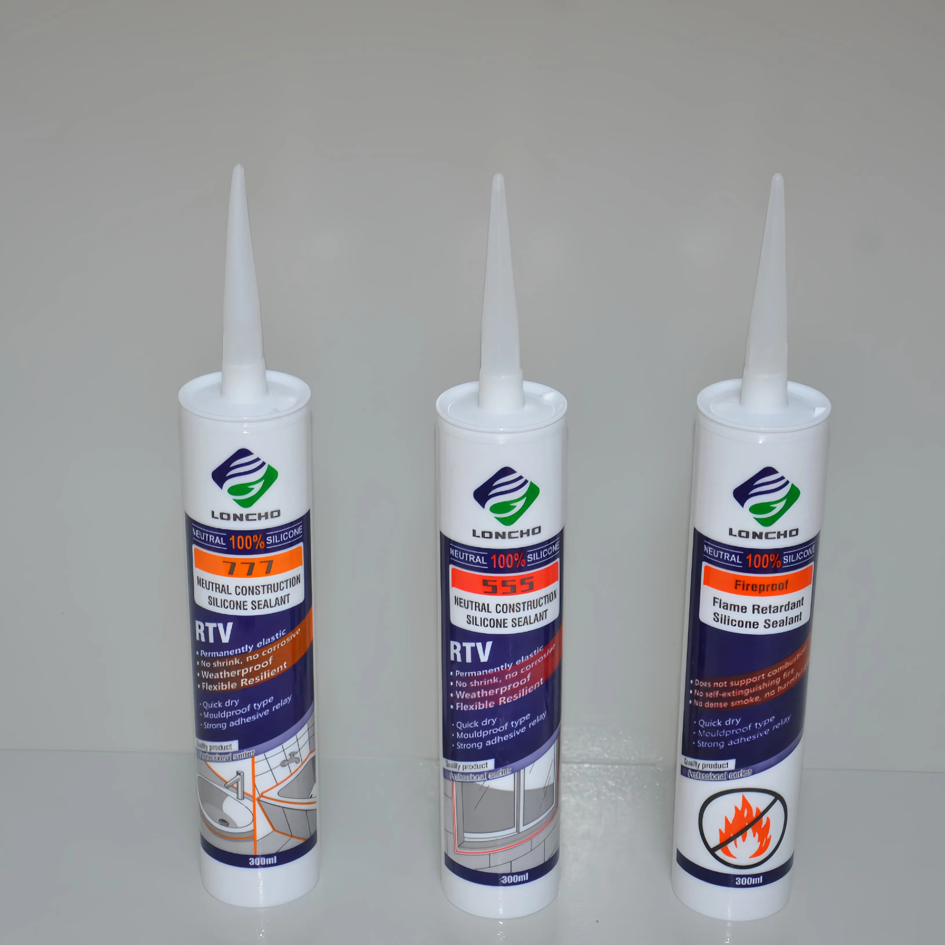 Mold-Resistant Low Cost RTV Neutral Adhesive for Wet Areas