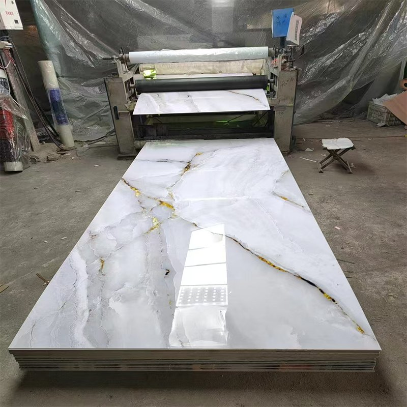 1220*2400*3mm Factory Price High Gloss Marble Alternative UV Marble Sheet