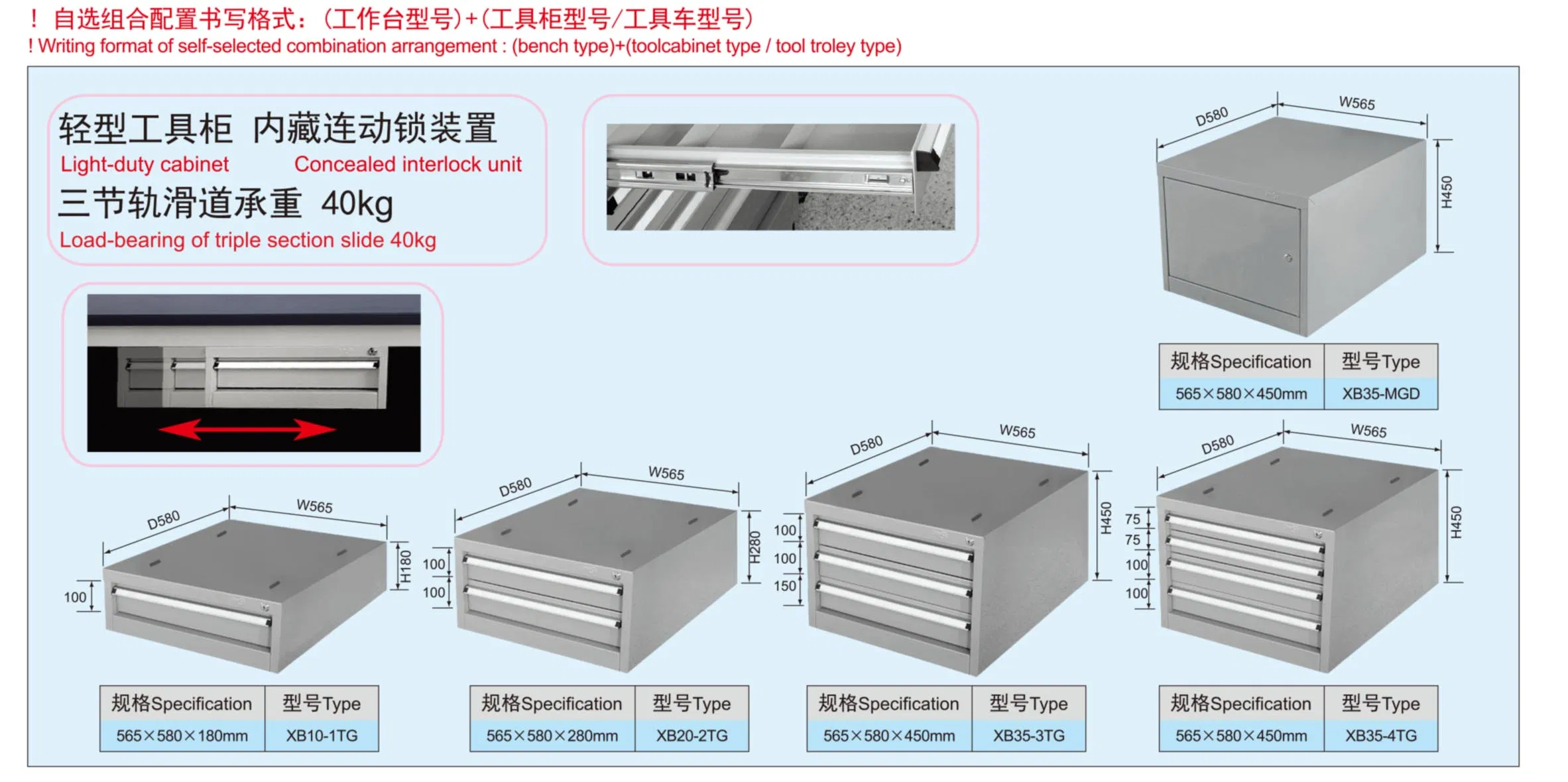 1.5 Meter Steel Industrial Movinge Workbench
