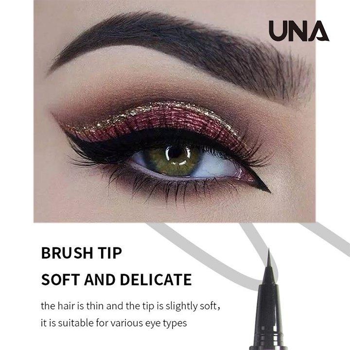 Waterproof Quick-Dry Liquid Eyeliner Pen Long-Lasting Cosmetic Eye Makeup with Labeling New & Innovative Quick-Dry Eyeliner