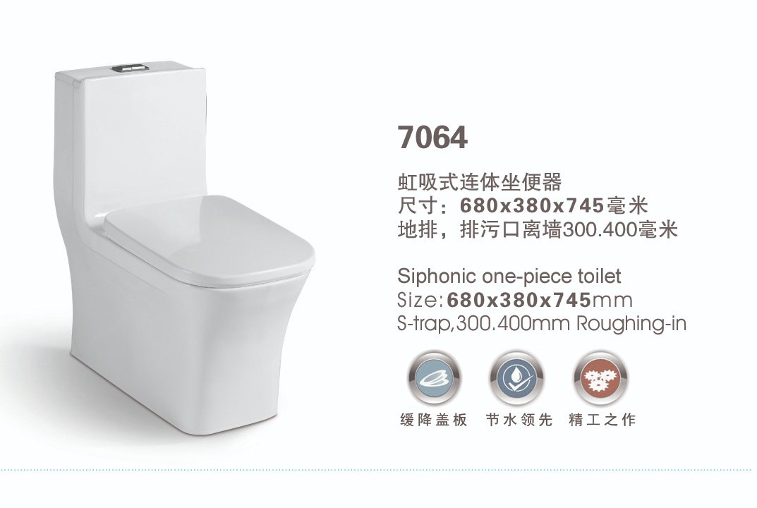 Chaozhou Sanitary Wares Water Saving One Piece Toilet