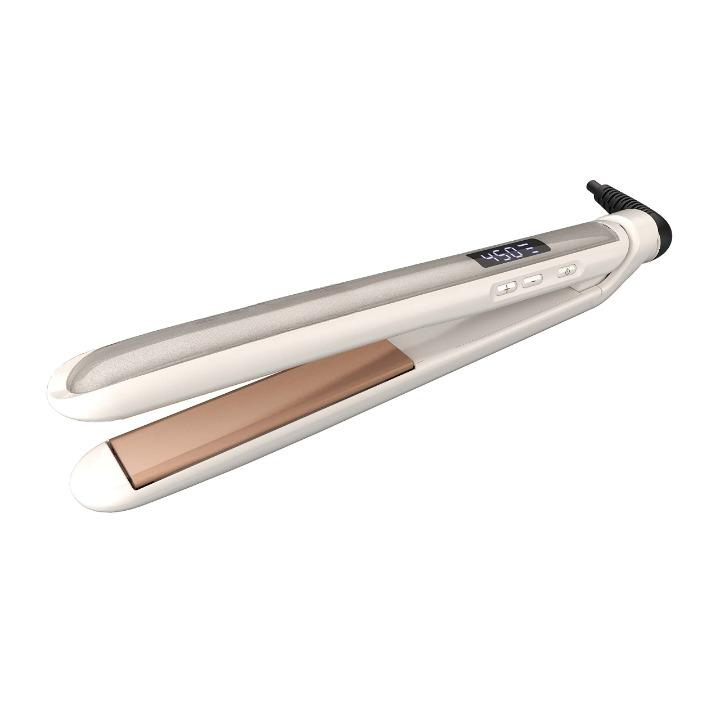 Hot Sale Beige Shine Therapy Argan Oil 1 Inch Electric Hair Straightener