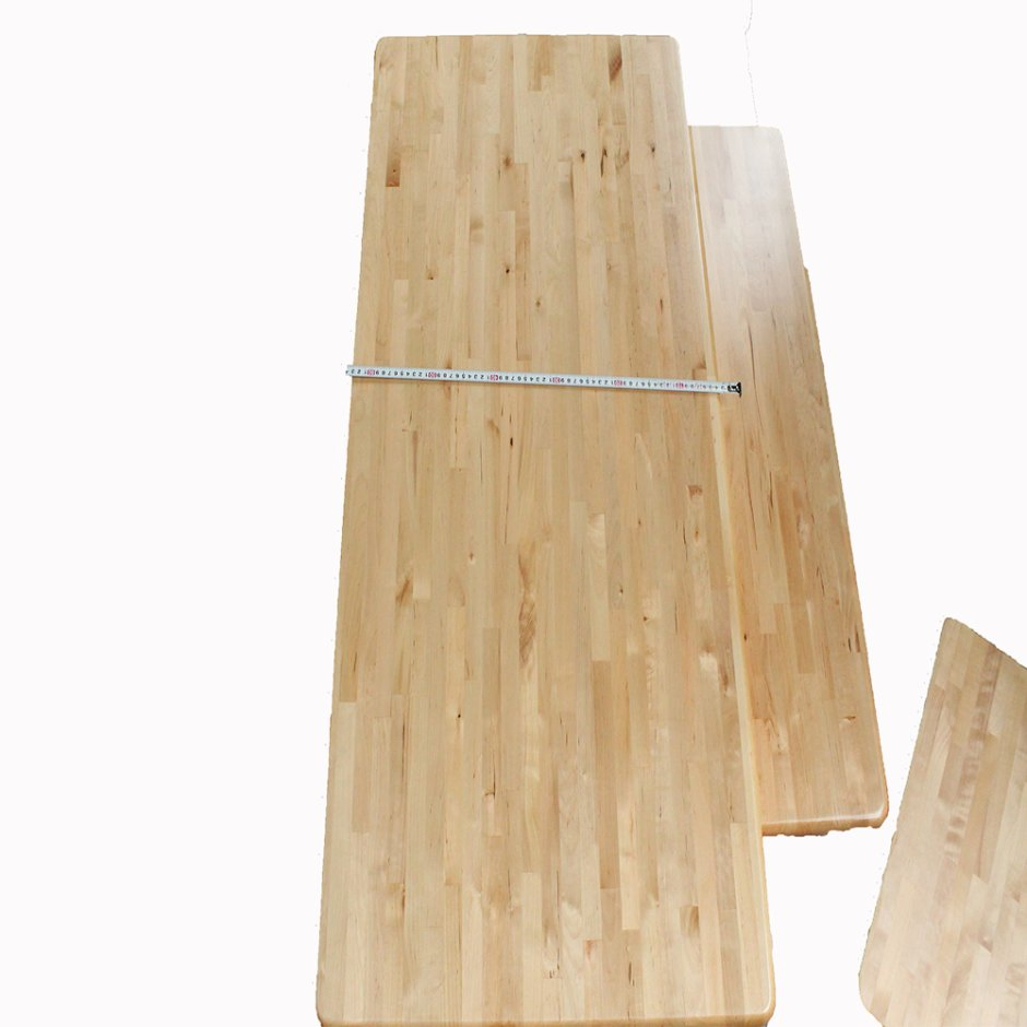 High-Temp Dried Worktops, Smooth Zero-Burr Touch, Green Wax Oil, Custom Furniture