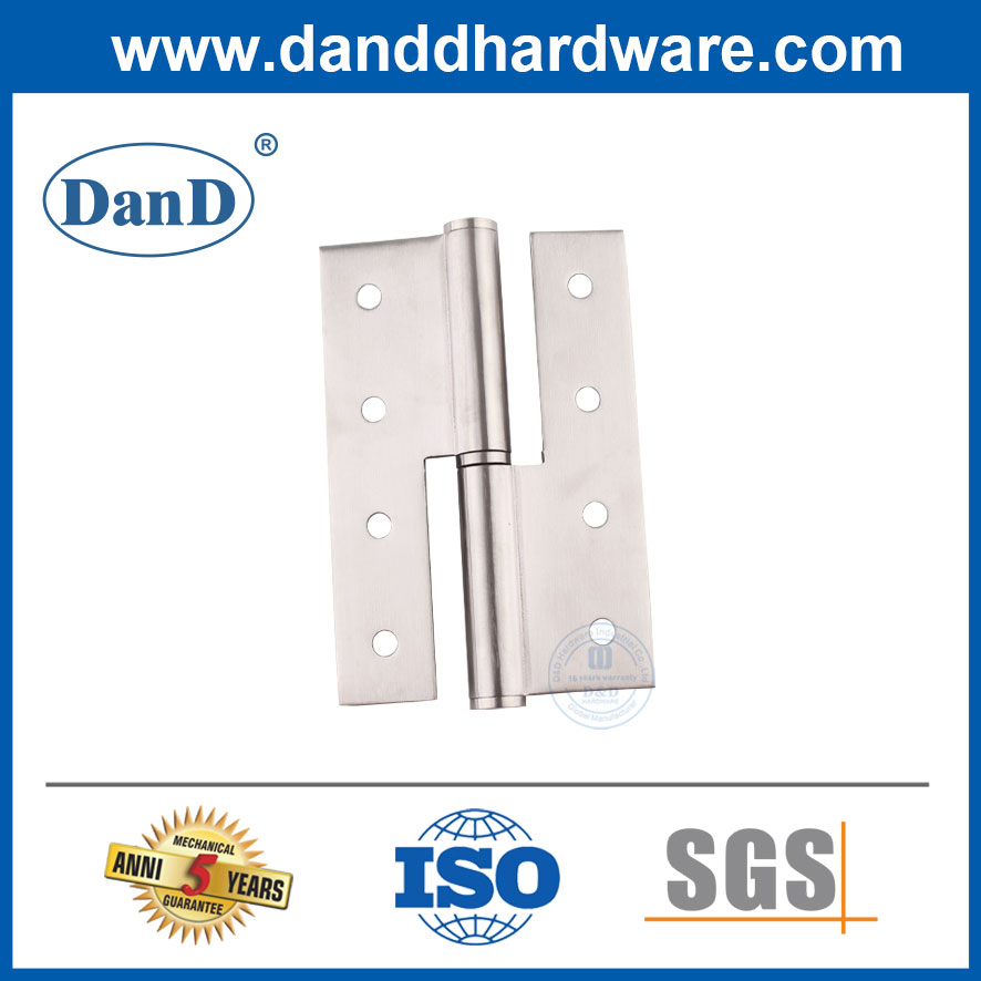 Aluminum Frame Light Door Stainless Steel Lift off Flush Hinge for Residential