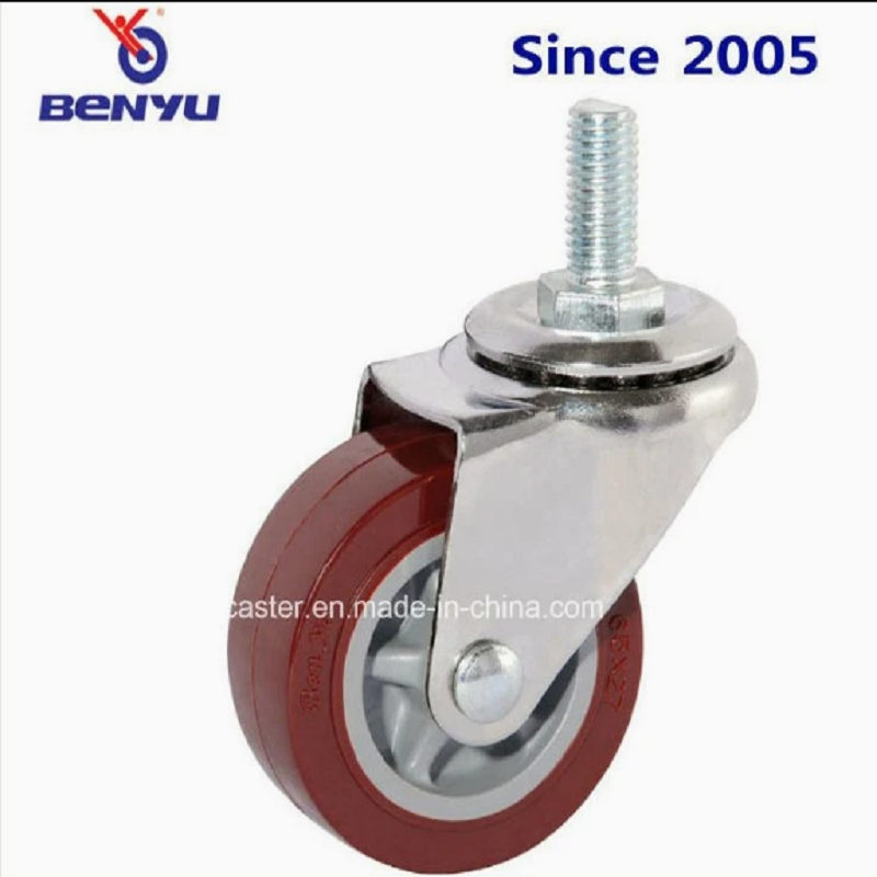 Benyu Caster - Light Duty Industrial Swivel /Rigid /Brake PU Caster and Wheel for Small Carts