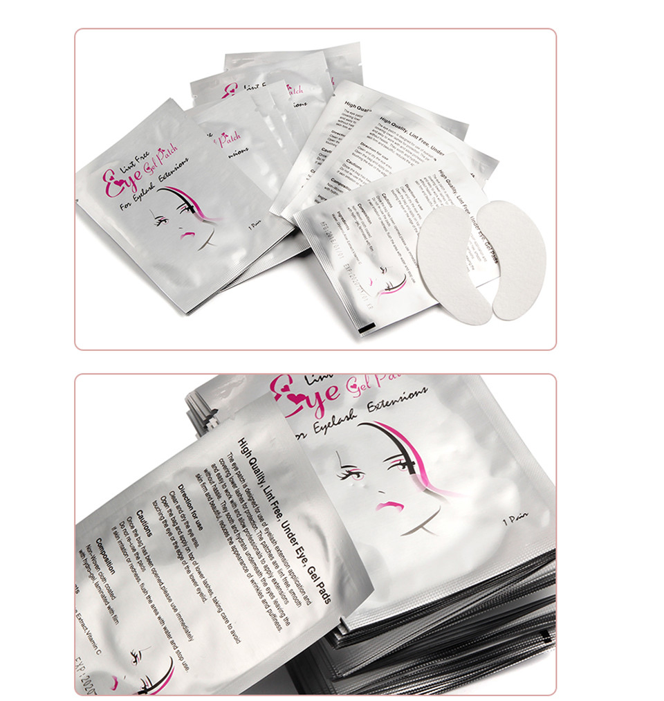 Hot Selling Whitening Lint Free Eye Gel Patch for Magic Eyelash Extension
