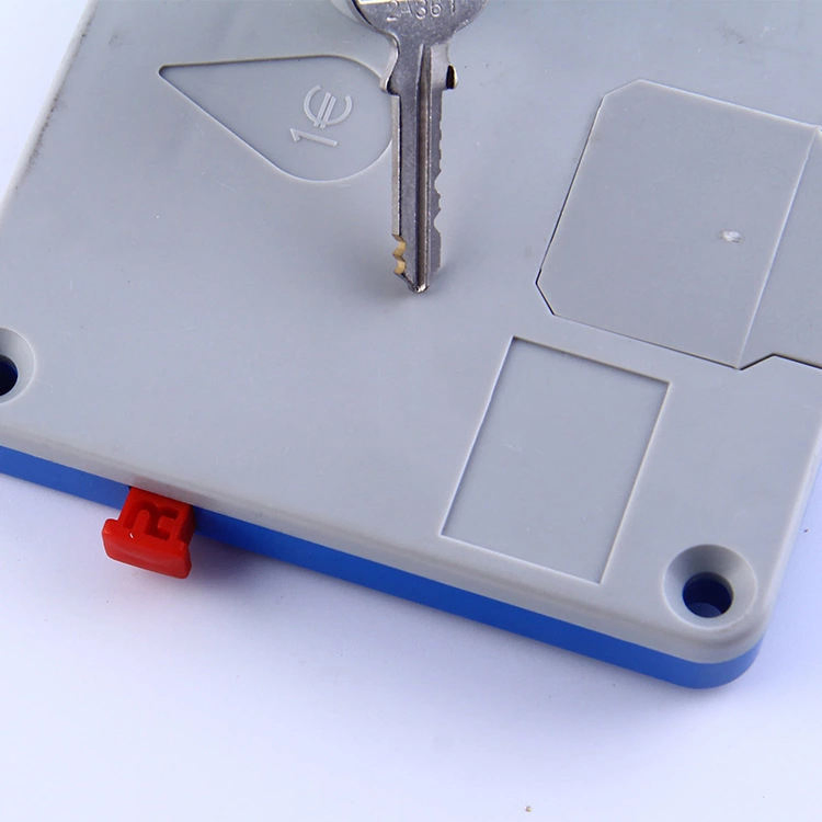 Safe, Durable Finely Crafted Coin-Operated Lock for Locker and Cabinet Use.