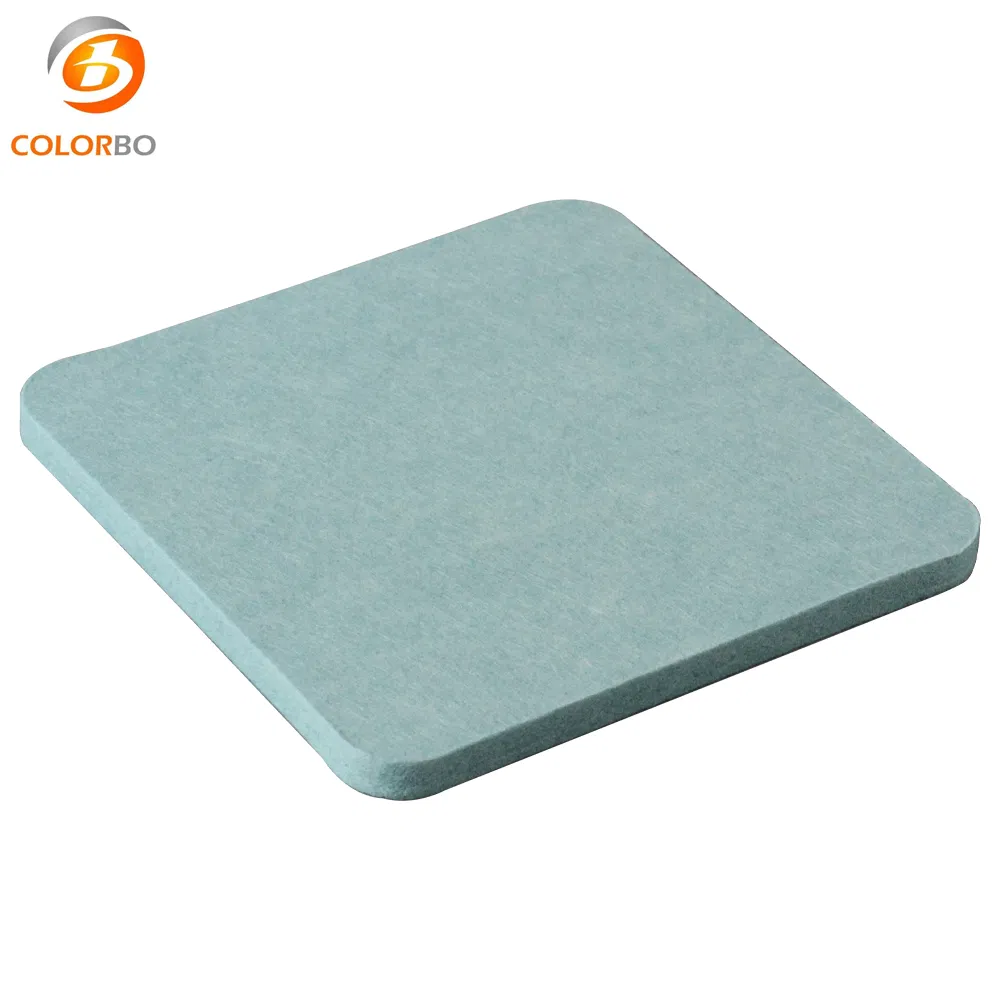 Decorative Sound Absorbing Polyester Acoustic Panels Wall Tiles