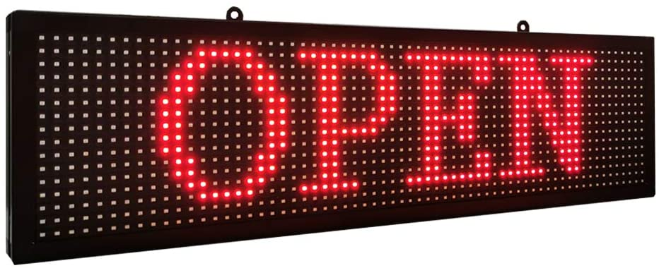 Street Advertising LED Display Screen, Outdoor Single Color P10 LED Sign Panel
