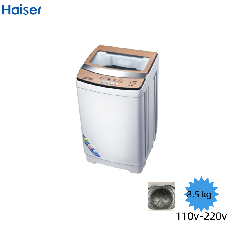 8.5 Kg Golden Color Fully Automatic Washing Machine Factory Price