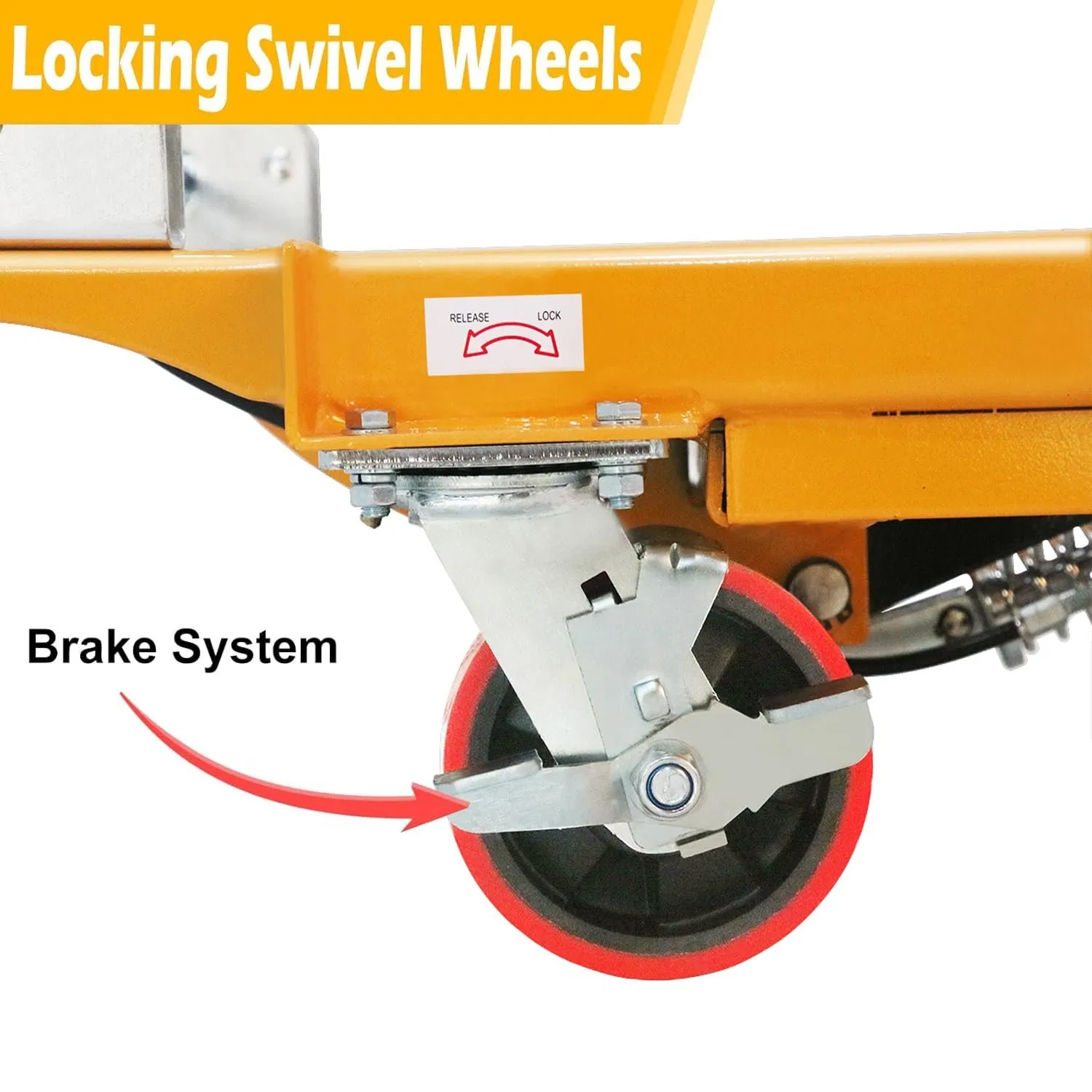 Scissor Lift Table Trolley Automatic Moving Spring Platform Cart Lifting (45113501)