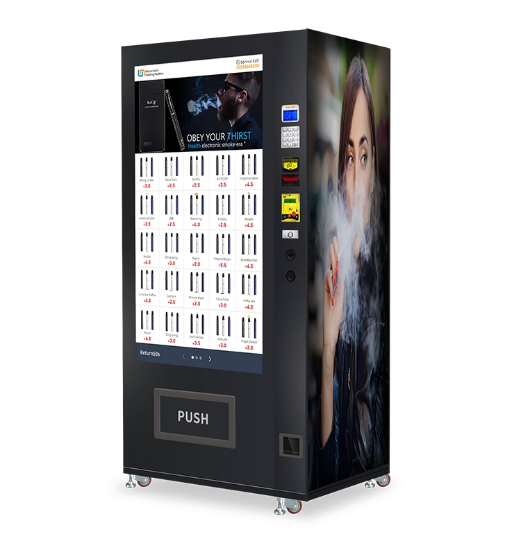 Weimi Large Advertising Screen Smart Vape E-Cigarette Vending Machine with Age Checker Card Reader for Sale Tobacco Smoking
