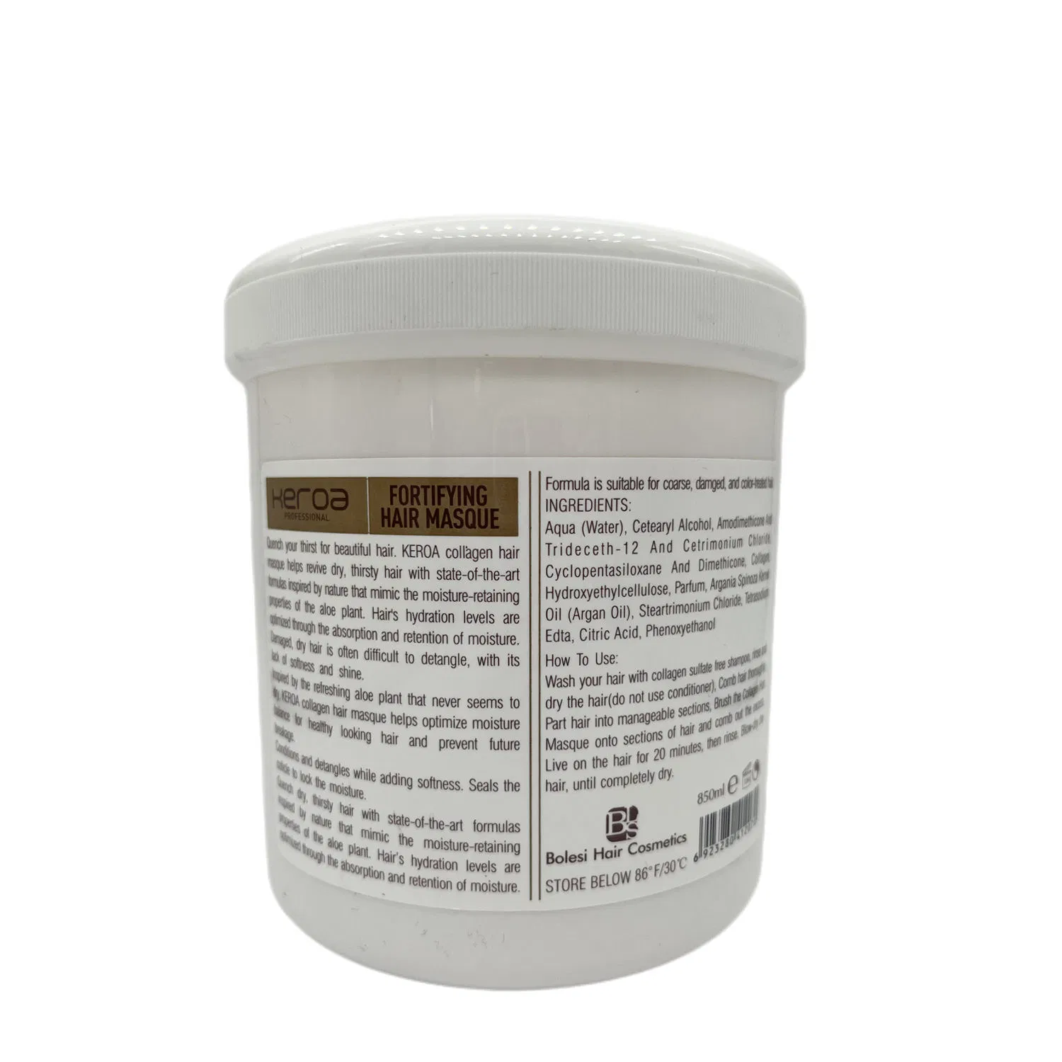 Hair Care Products Organic Deep Moisturizing Nourishing Collagen Hair Mask Treatment