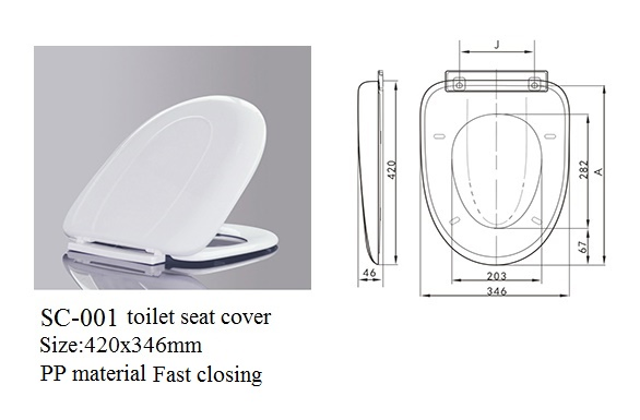 Toilet Seats, Soft Closing Asien, Seat Cover, Wc Accessories