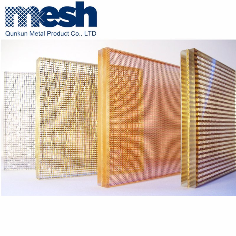 Wired Mesh Glass Art Laminated Glass