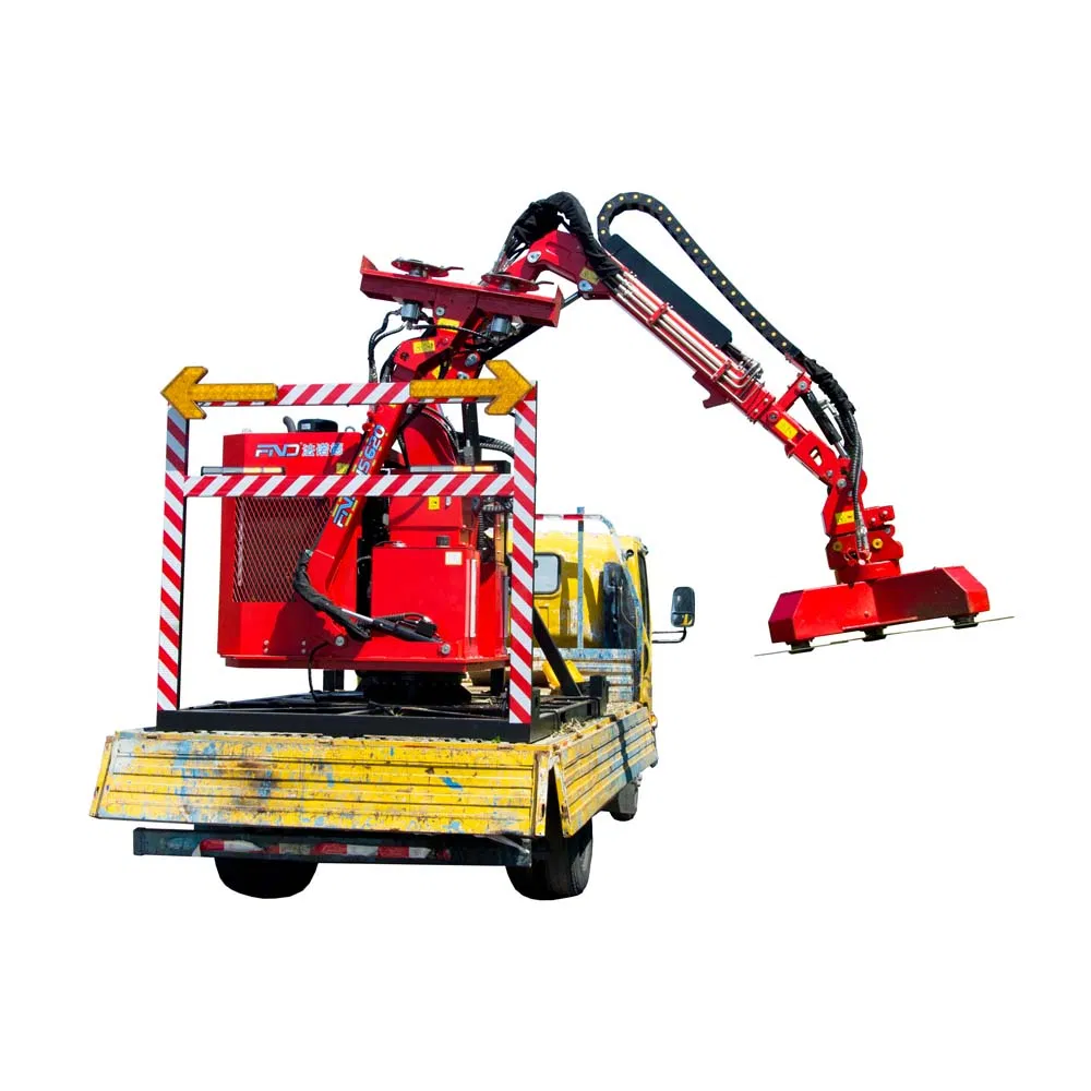 Compact Hydraulic Hedge Cutter with Wireless Remote Control Display