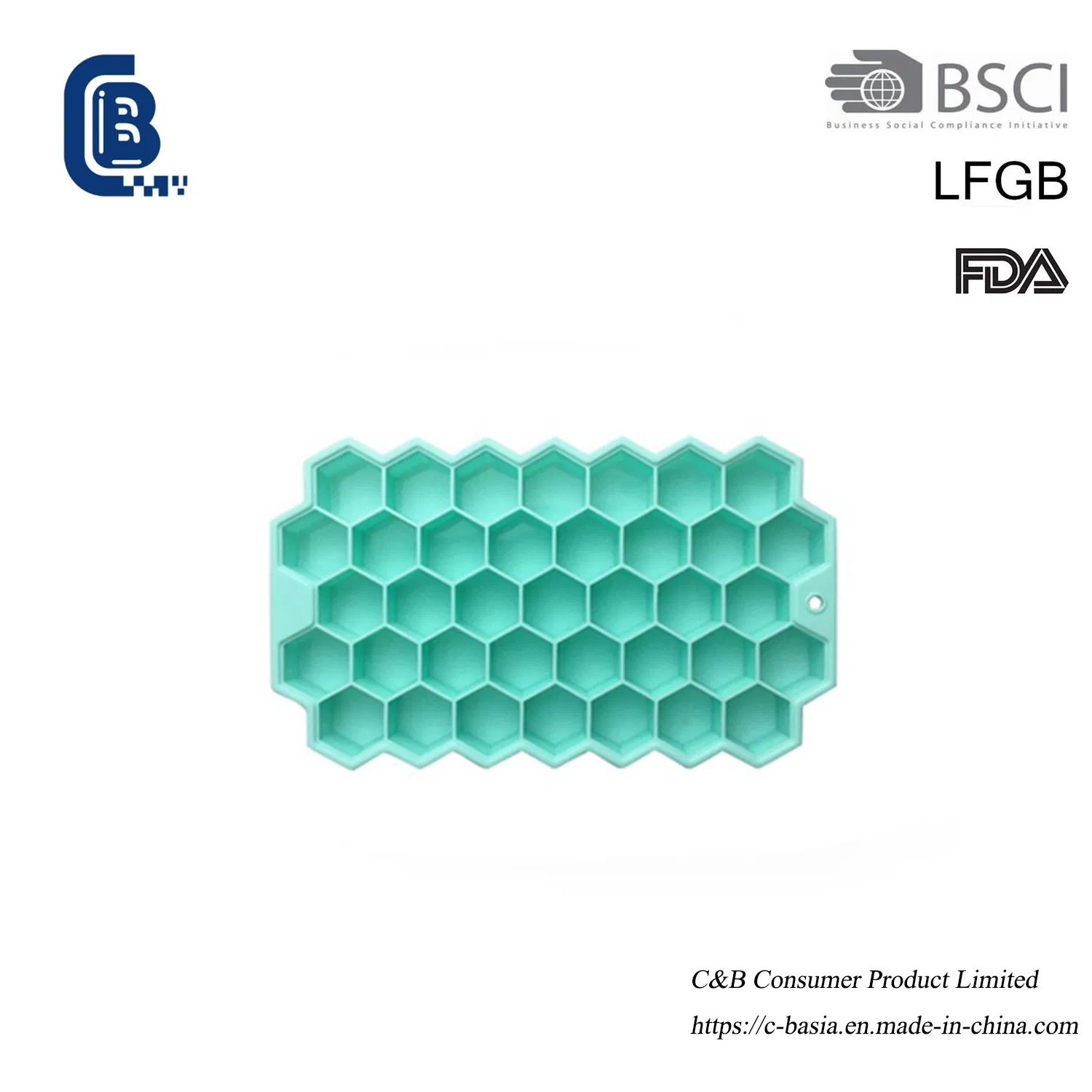 Силиконовая форма для льда с крышкой, 37 ячеек