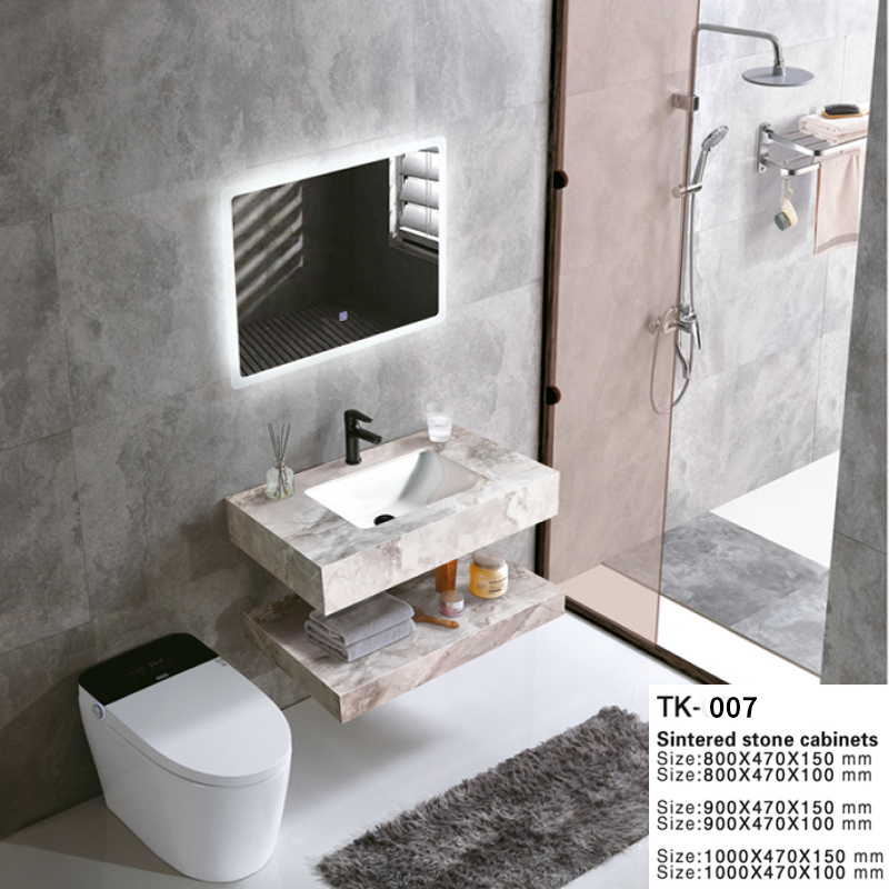 White Marble Wall Hung Surface Stone Sink Ceramic Bathroom Vanity Wash Basin