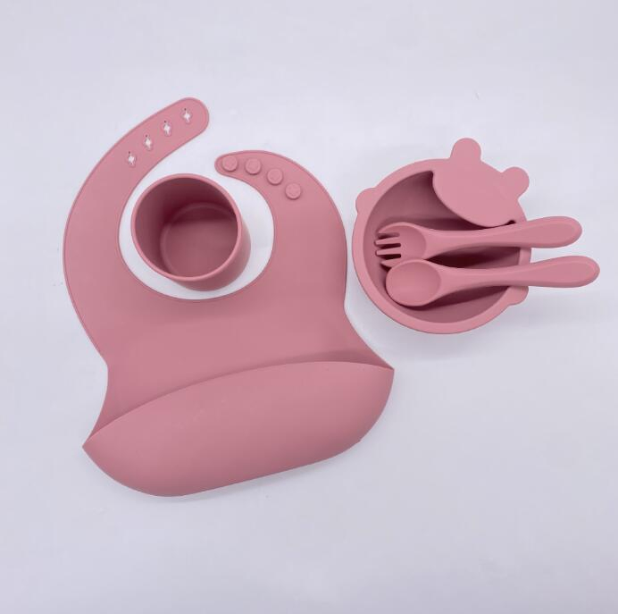 Factory Direct Sales Silicone Baby Bib Waterproof Saliva Towel Pocket