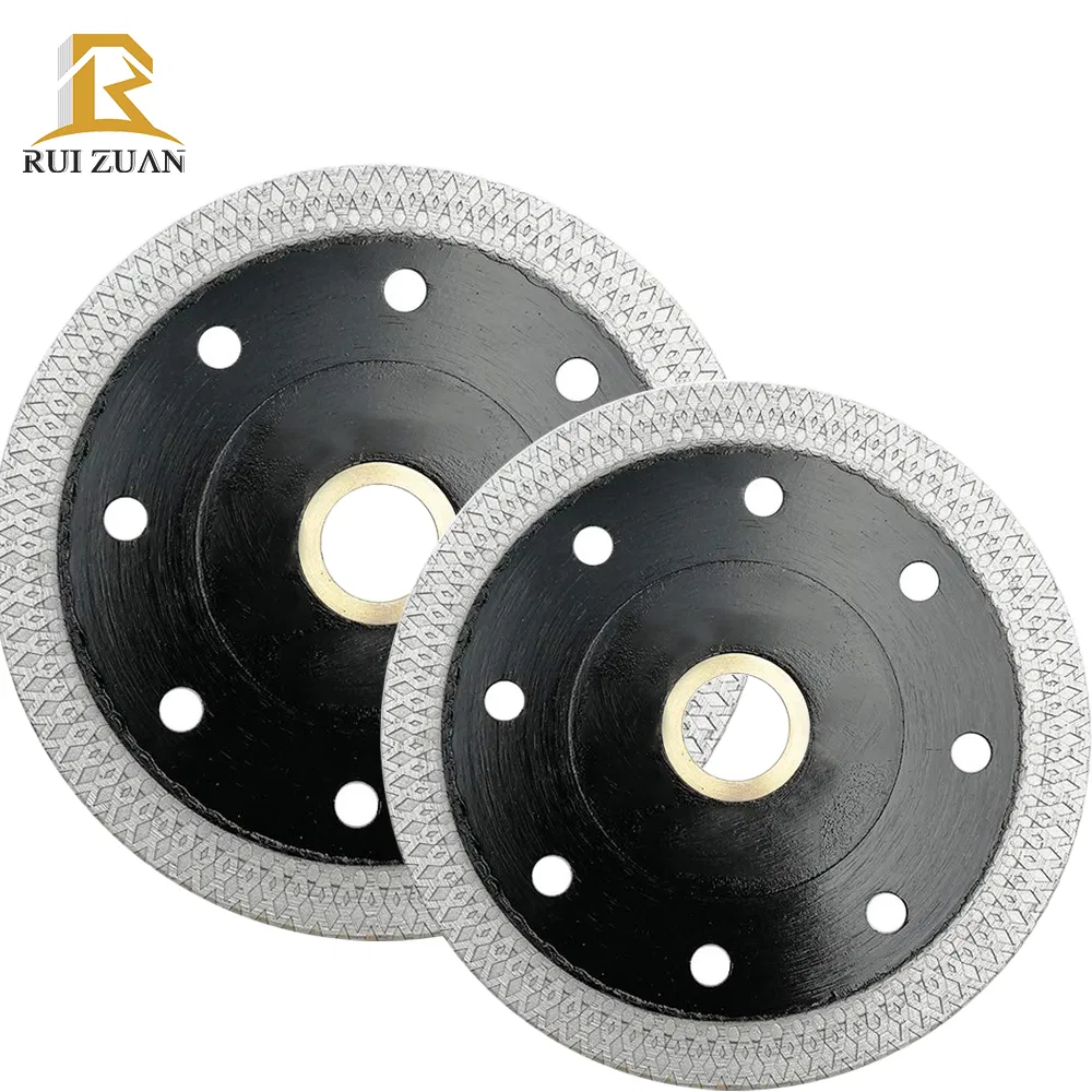 Hot Pressed Super Thin Sintered X Mesh Turbo Diamond Saw Blade for Porcelain Ceramic Granite Marble