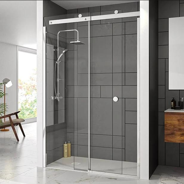 Standard Round Shower Door Knob Traditional Solid Brass Knob Glass Handle