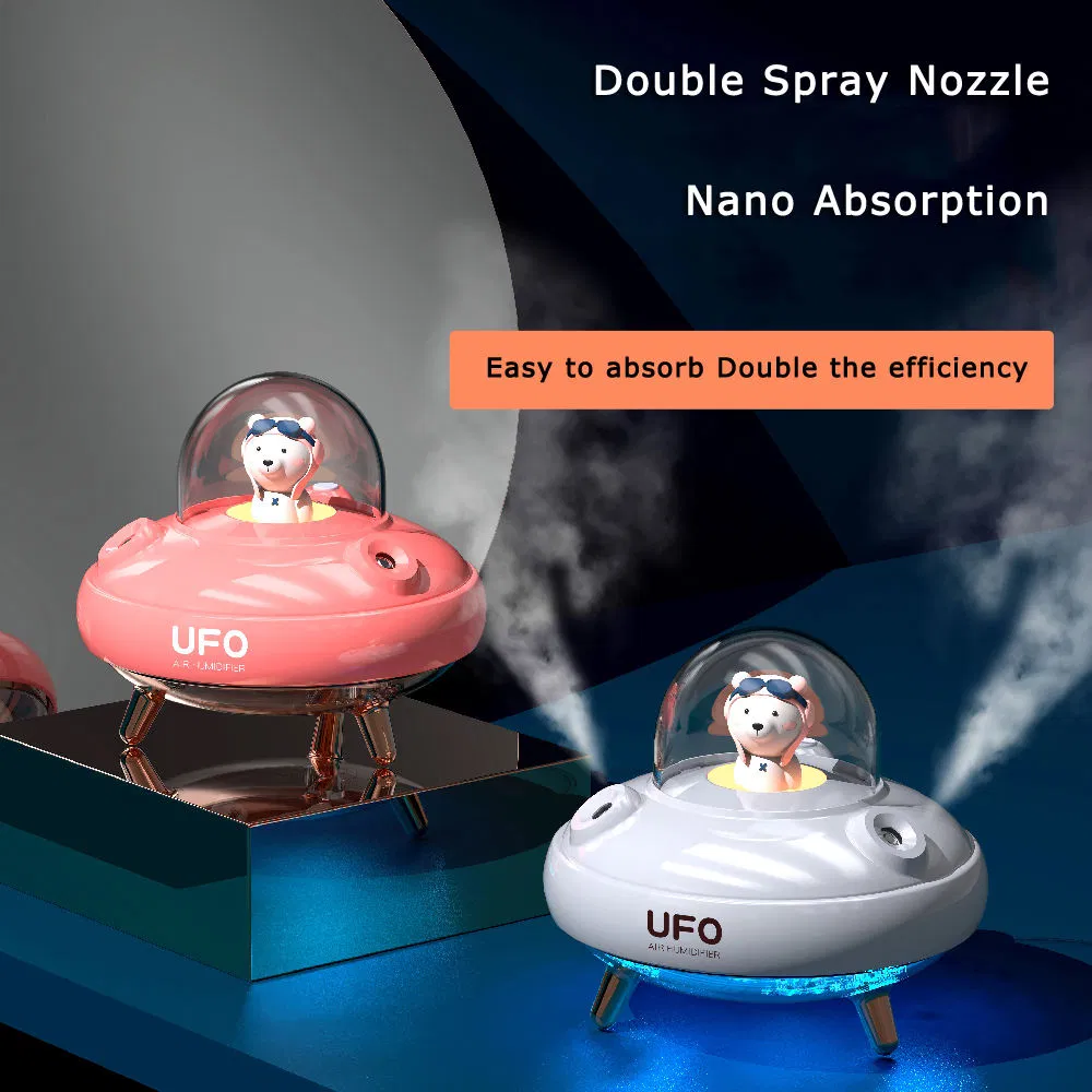 Aromatherapy Fog USB Mute Male Double Spray Humidifier Room Home Nebulizing Diffuser