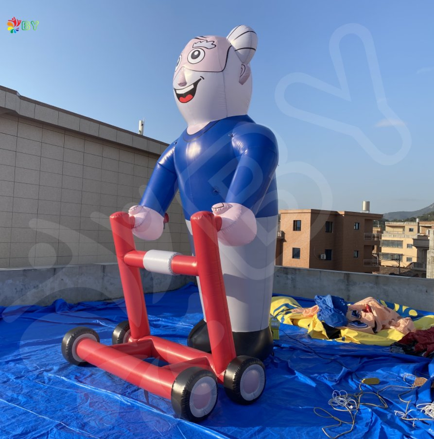 Party Rental Opblaasbaar balloon Birthday Decoration Inflatable Abraham Balloon