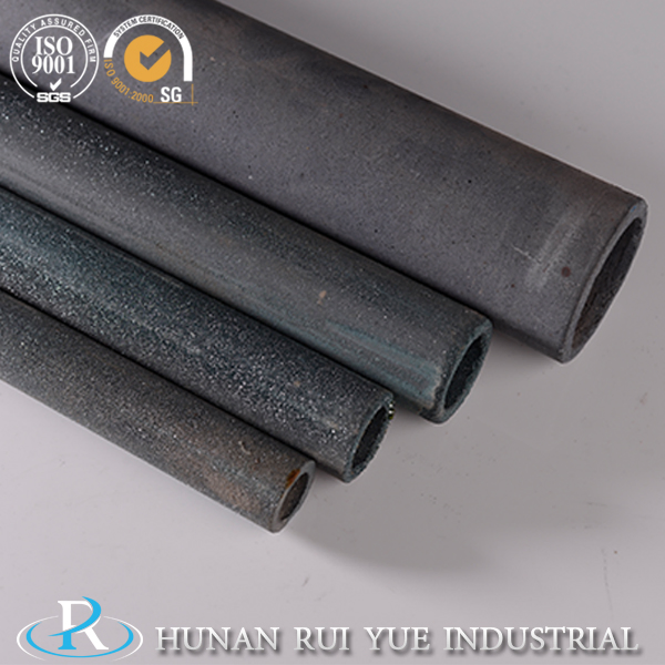 Grey Black Color Refractory Silicon Carbide Pipe Sic Protection Tube
