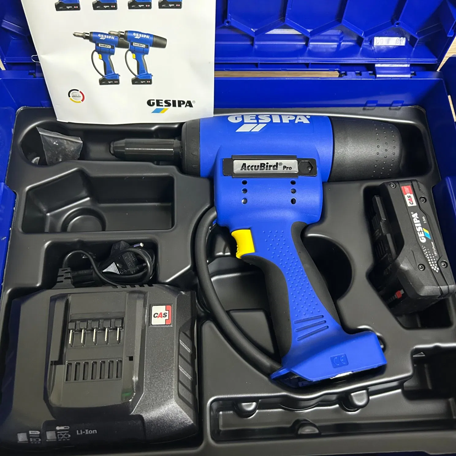 Germany Gesipa Accubird PRO 1679661 Tools Electric Rivet Gun Brushless Rechargeable Nail Gun
