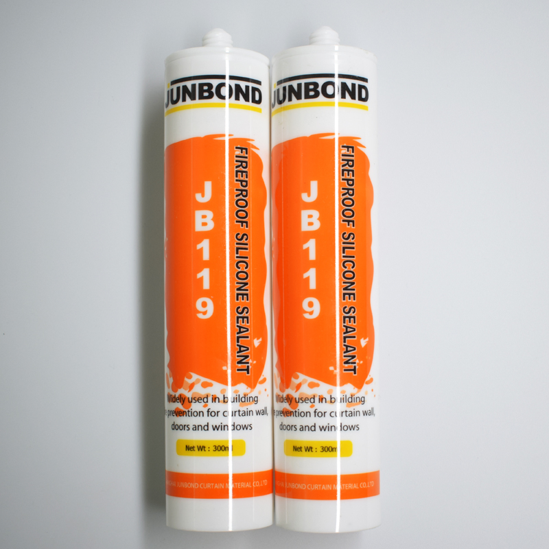 Factory Directly Sell 300ml Gray Colorful Fireproof Silicone Sealant