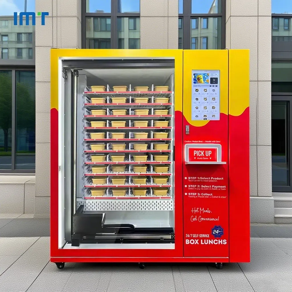 21.5 Inch Touch Screen Smart Lunch Fast Hot Food Vending Machine