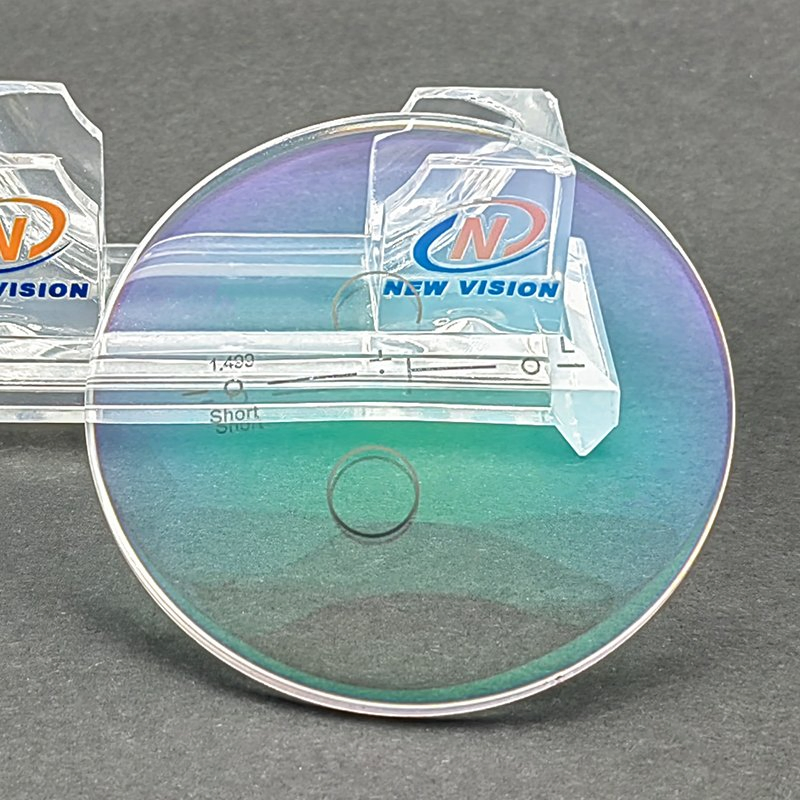 Finished Cr39 1.49 Progressive Ar Coating Green 75mm Resin Optical Eyeglasses Lens