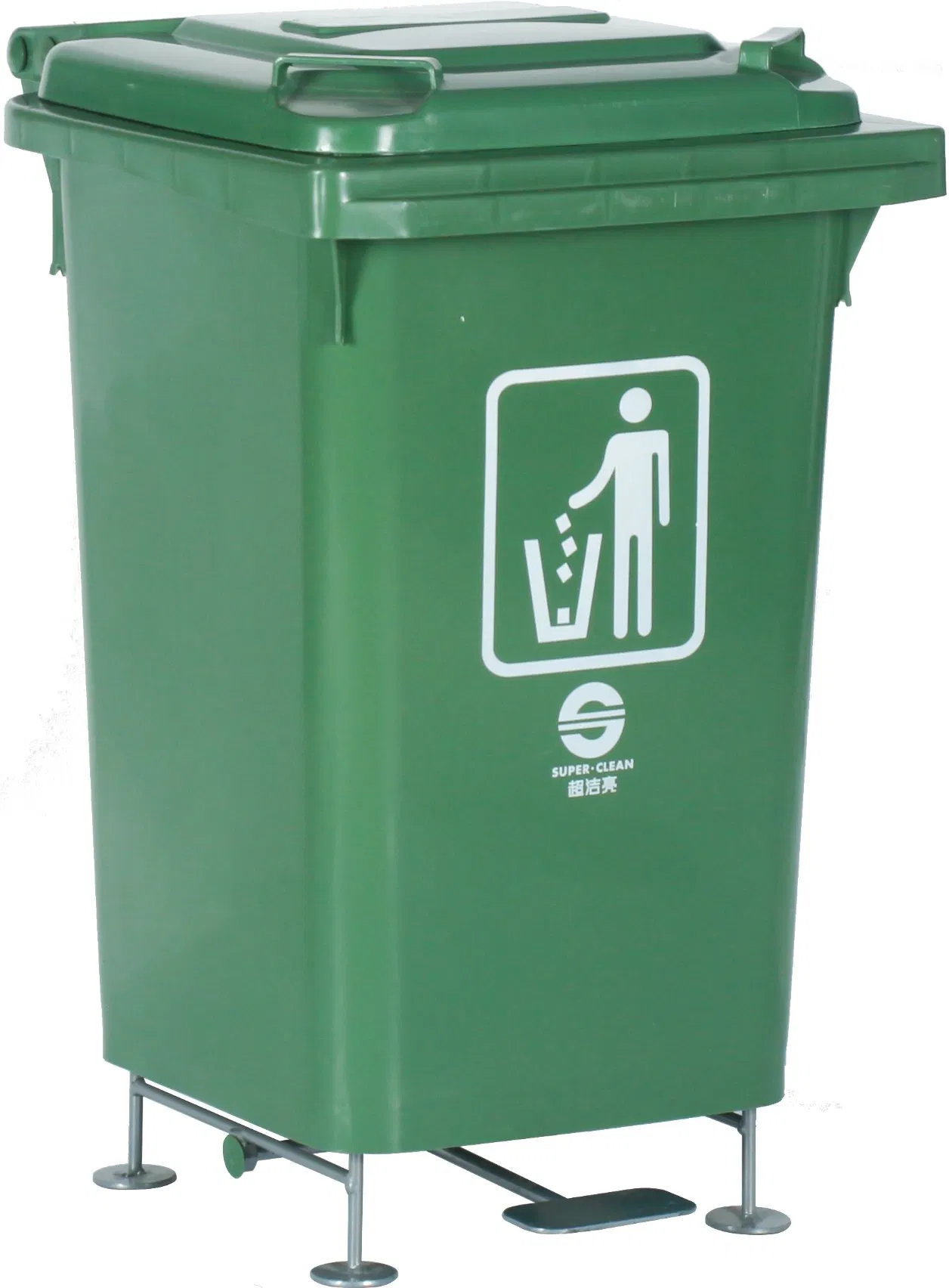 Уличная педальная урна 60 л (B-001A)