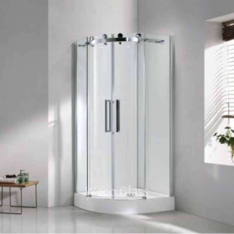 Tempered Clear, Acid, Figured Door Shower Room Shower Cabin Glass