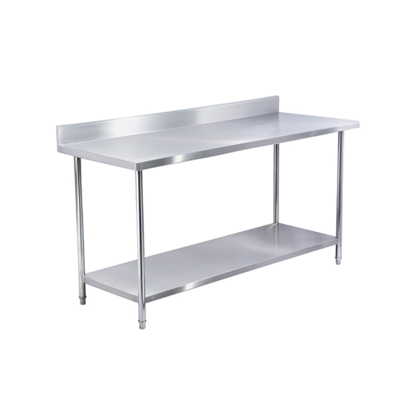 Commercial Kitchen Stainless Steel Restaurant Worktable Without Backsplash