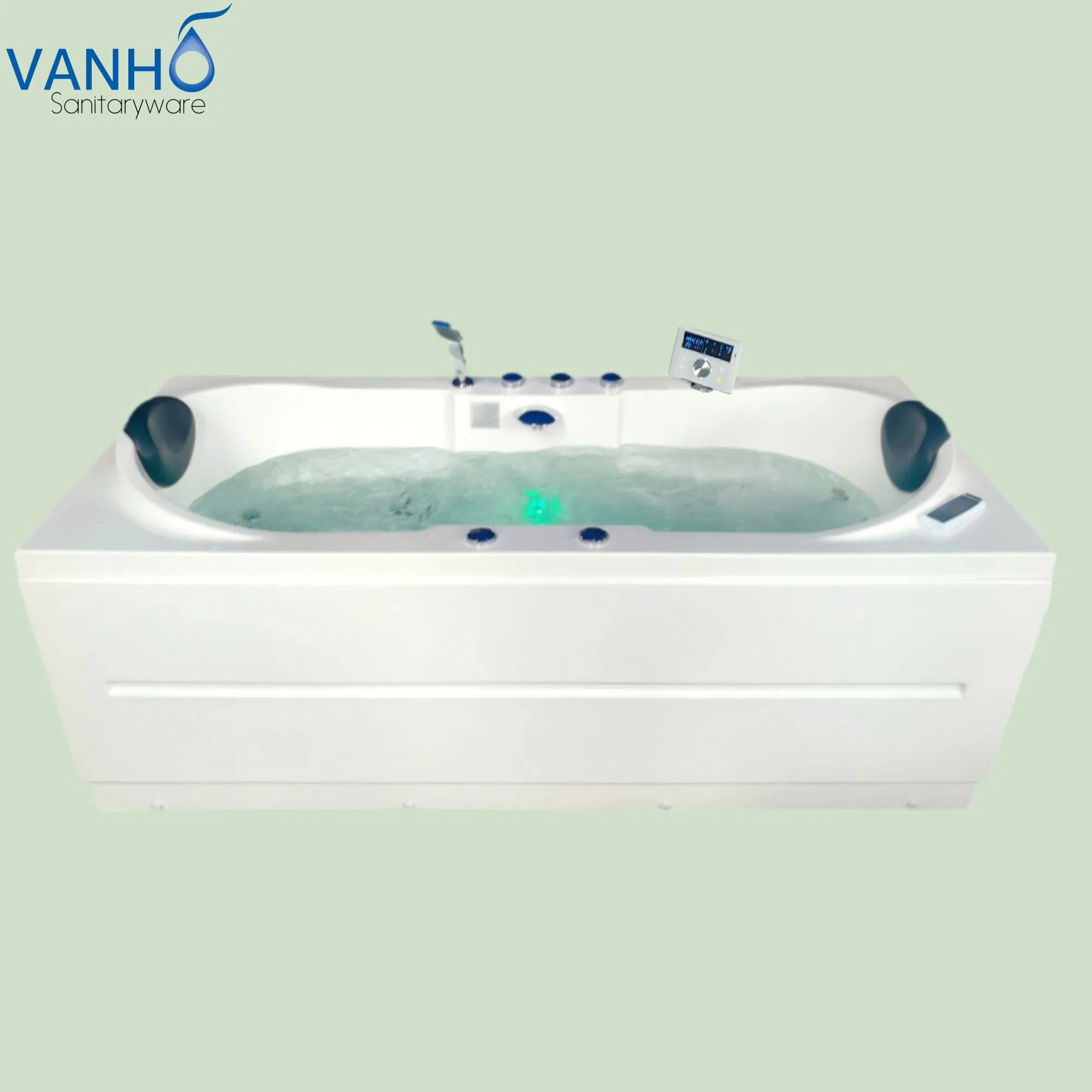 Акриловая массажная ванна Vanho с гидромассажем и подсветкой