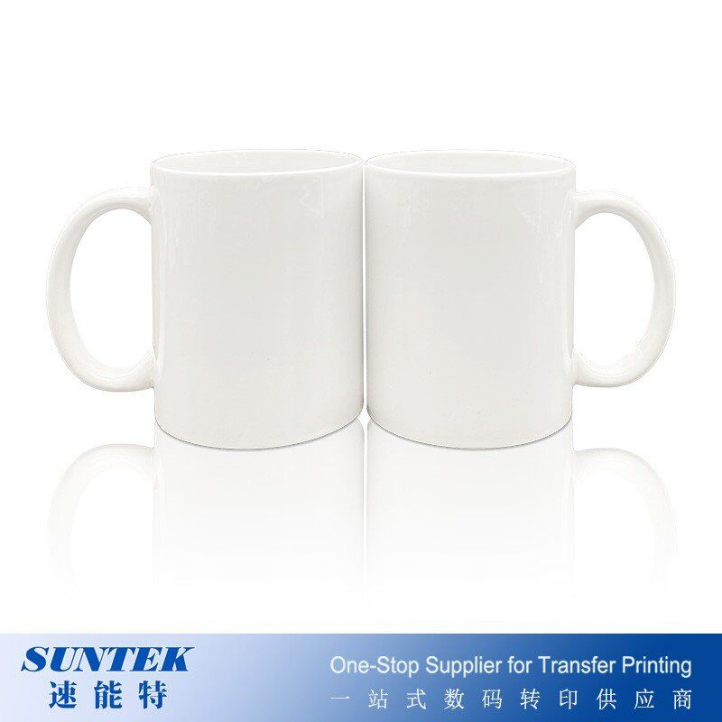 11oz China Sublimation Ceramic White Mug for Heat Transfer Printing