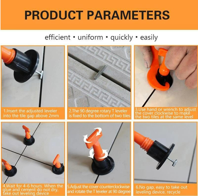 Saige T Type Tile Leveling Spacer with PP Material for Tile Use