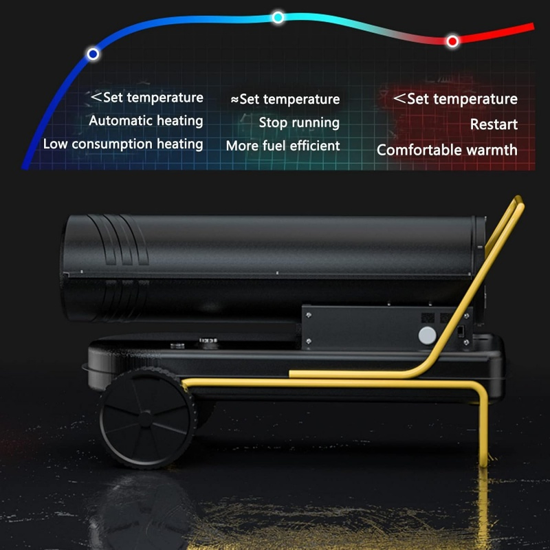 70W Industrial Diesel Heater with Thermostat (XLHO-70K)