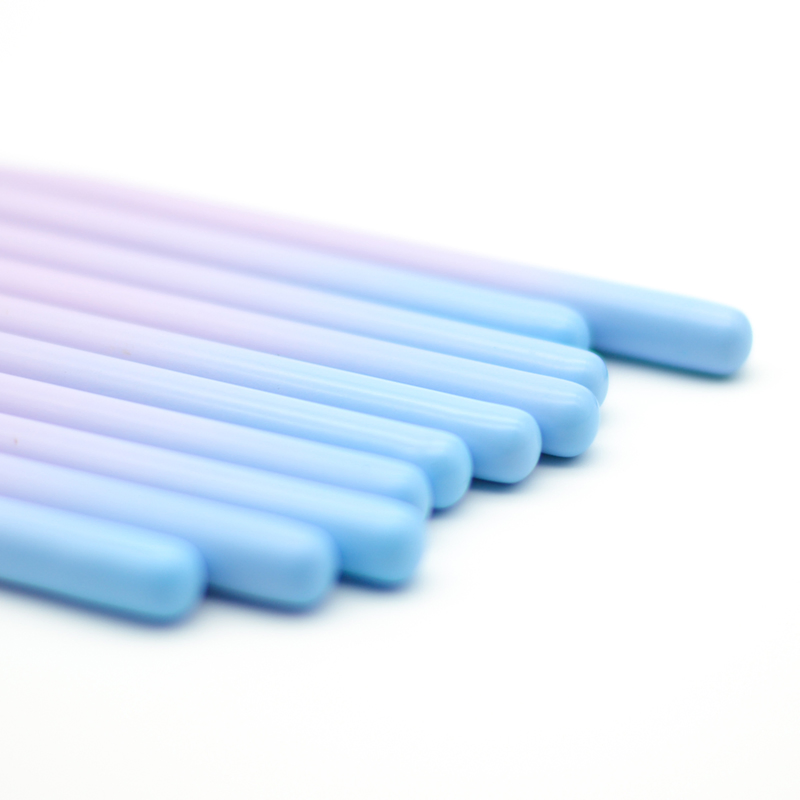 Gradient Color Guyo Nylon Brush Set with Metal Handle