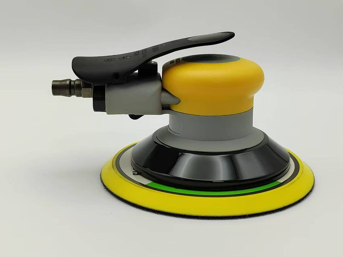 6 Inch Grinding Head Air Sander Machine Plam Orbital Sander Tool Kit Power Tool Polisher for Car Surface